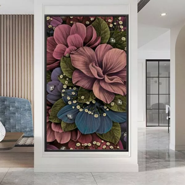 لوحة قماشية فلوريا - 80x120 سم