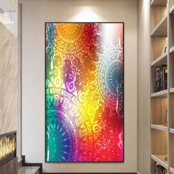 لوحة قماشية بتصميم عصري - 80x120 سم