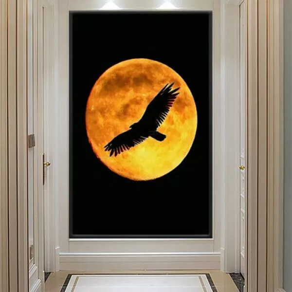 لوحة قماشية مون ايغل - 80x120 سم