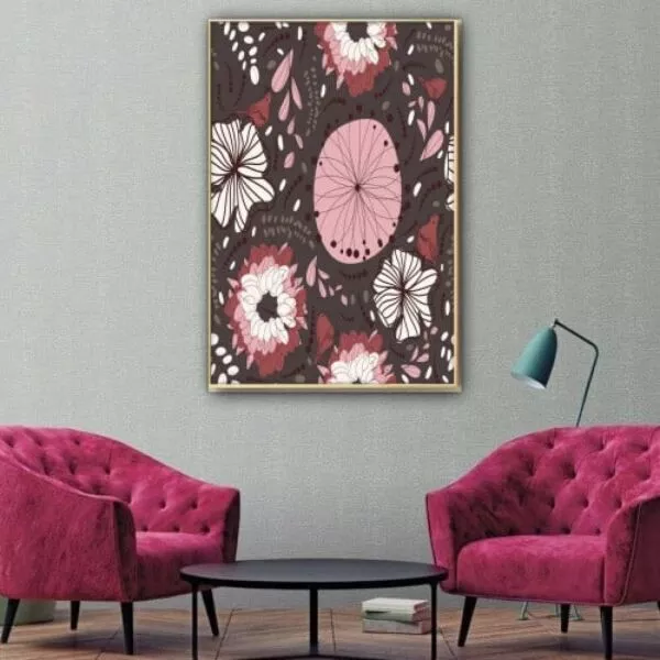 لوحة قماشية مودرن ساركي - 80x120 سم