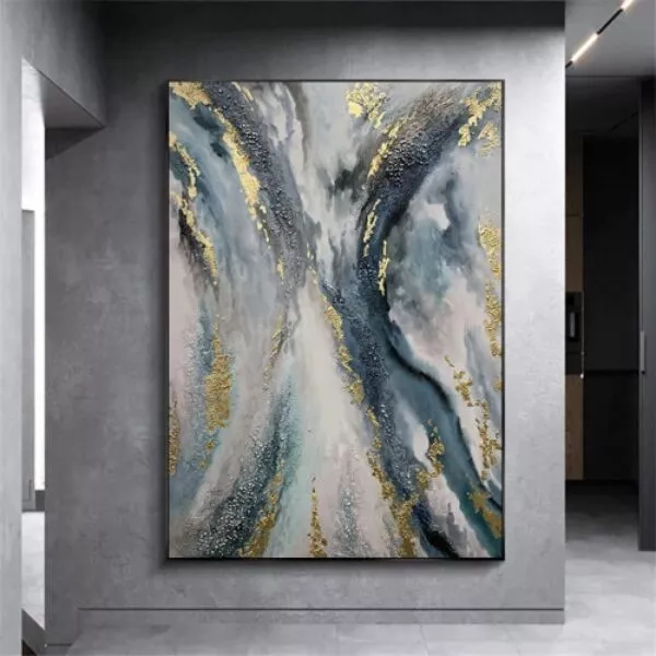 لوحة تجريدية مودرن - 80x120 سم
