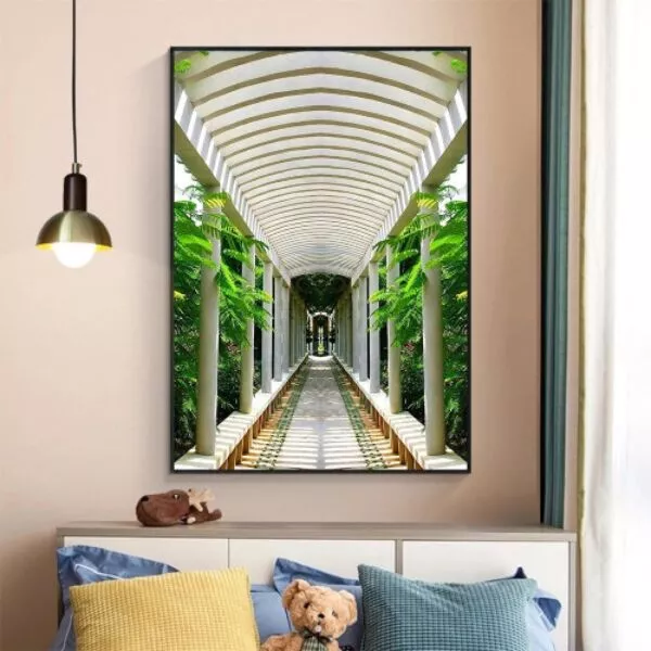 لوحة قماشية غرين باث ووك - 80x120 سم