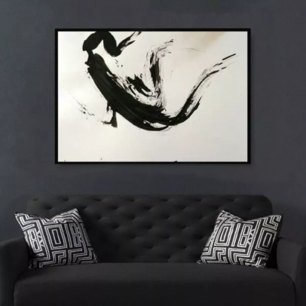 لوحة قماشية بتصميم فيري مودرن - 80x120 سم