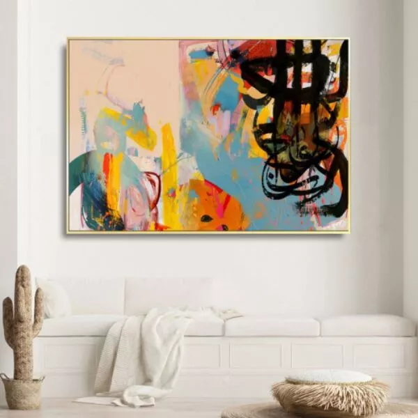 لوحة قماشية كلاك مودرن - 80x120 سم
