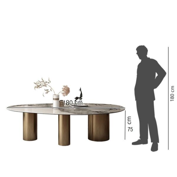 طاولة طعام ايلينا 6 أشخاص