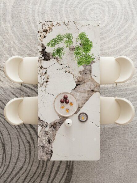 طاولة طعام مورنج 6 أشخاص