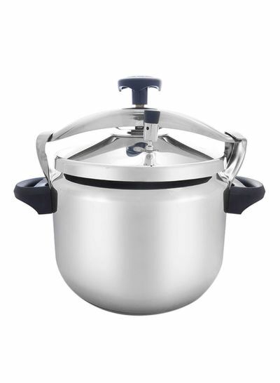 طنجرة ضغط من الستانلس ستيل سعة 11  لترا فضي 30x23x32 سنتيمتر