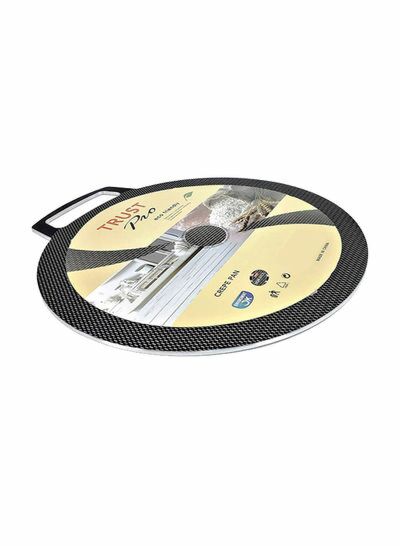 مقلاة كريب برو ألمنيوم 45 سم - أسود