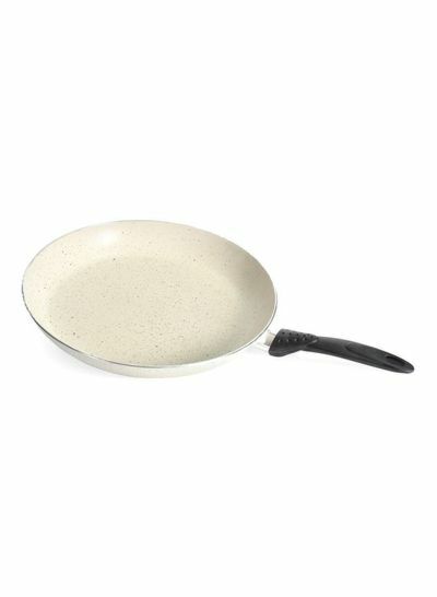 مقلاة مانعة للإلتصاق 32 سم - بيج