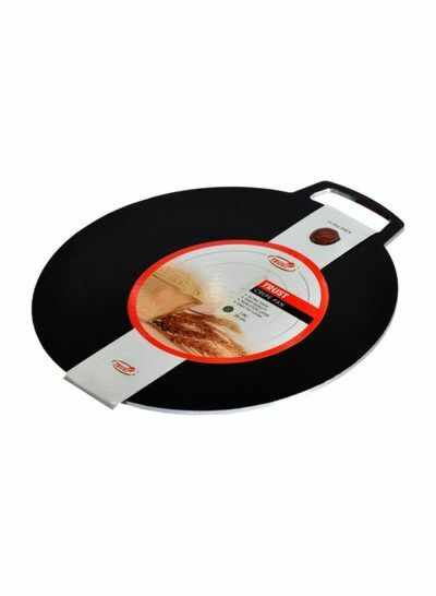 مقلاة كريب فائقة ال سماكة ومانعة للالتصاق أسود بني  35 سم