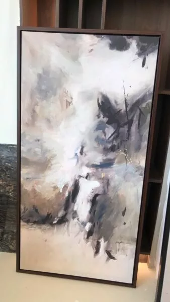 لوحة كانفس طباعة - بني