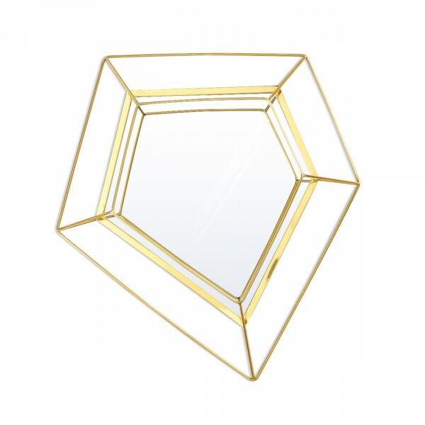 مراية حائط استرا - ذهبي