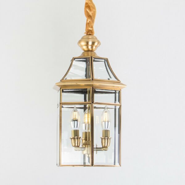 اضاءة معلقة دبلين مقاس كبير نحاسي