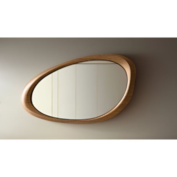 مرأة بأطار خشبي نورسين نانيس