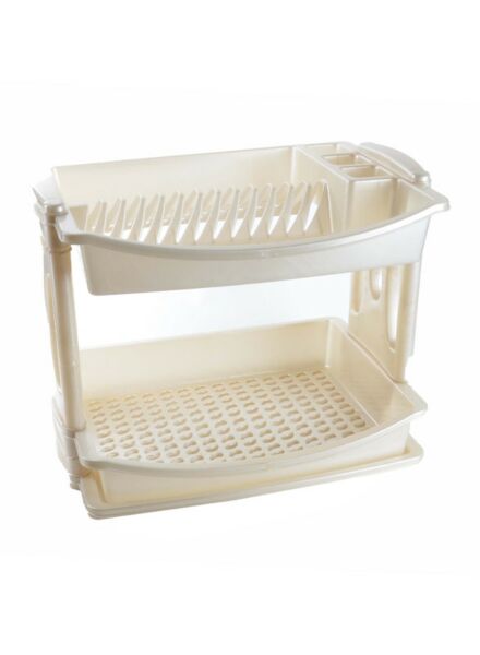 رف أطباق من 2 طبقة  بلاستيك NTK12PE