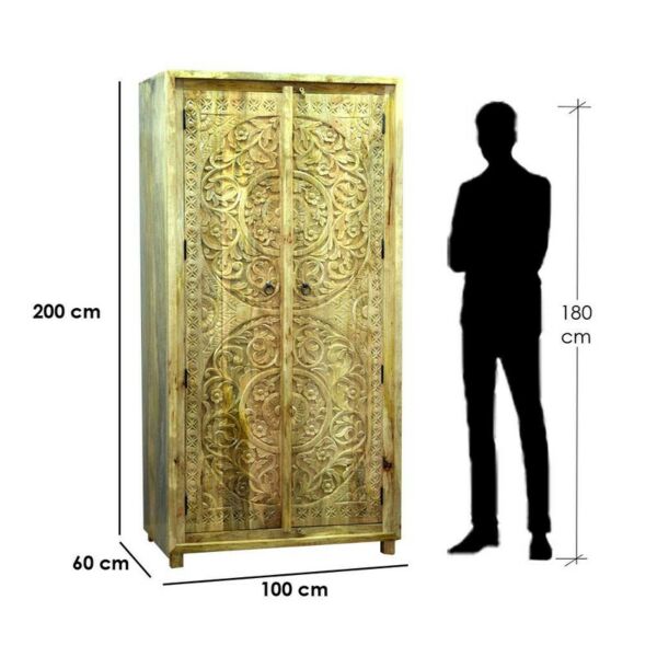 خزانة حفر خارجي يدوي غيرامون - لون خشبي