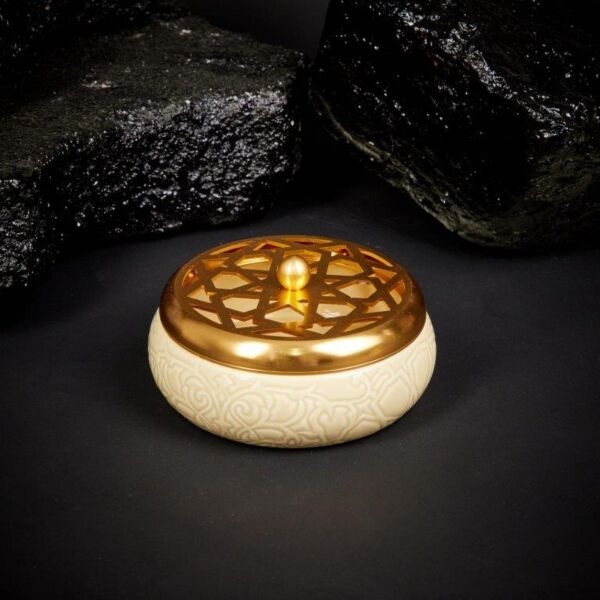 منفضة سجائر بورسلين من المجلس - بيج