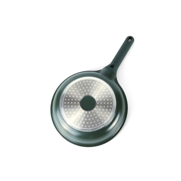 مقلاة غير لاصقة 24 سم - اخضر وأسود