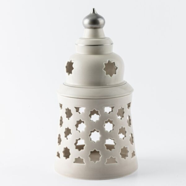 حامل شموع بورسلين من روزيت كبير - بيج