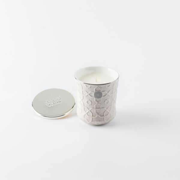 شمعة معطرة فاخرة كبيرة من روزيت - بيج