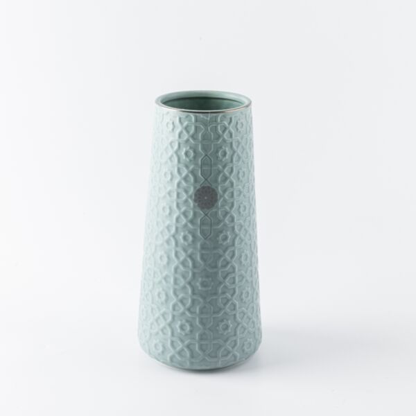 فازة ورد كبيرة من روزيت - أزرق