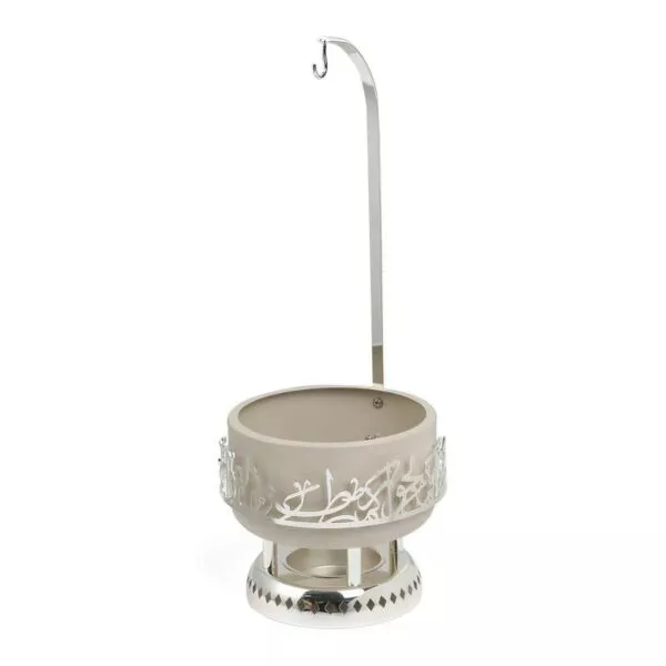 سخان تقديم طعام حجم صغير من جوار - بيج و فضي