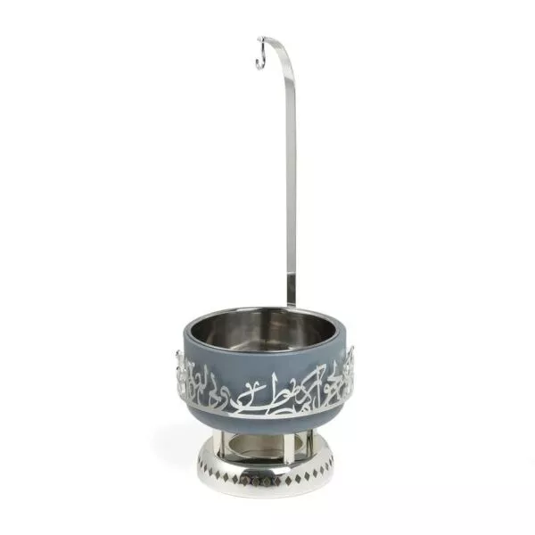 سخان تقديم طعام حجم صغير من جوار - ازرق وفضي