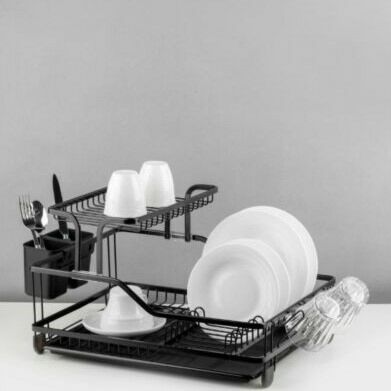 حامل صحون روفا - اسود