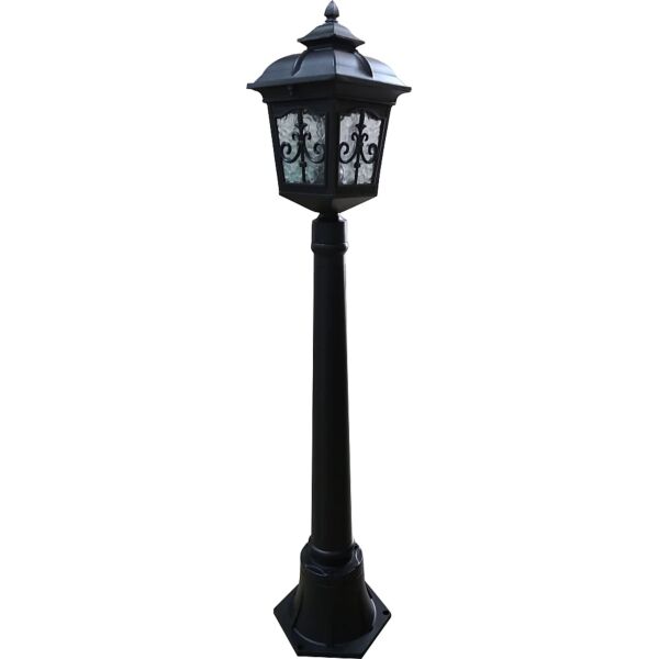 فانوس حديقة صغير مفرد - اسود