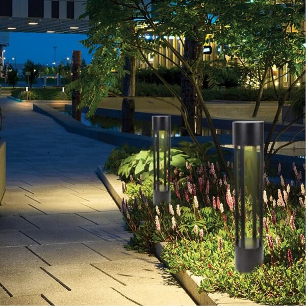 فانوس حديقة اسود جنار