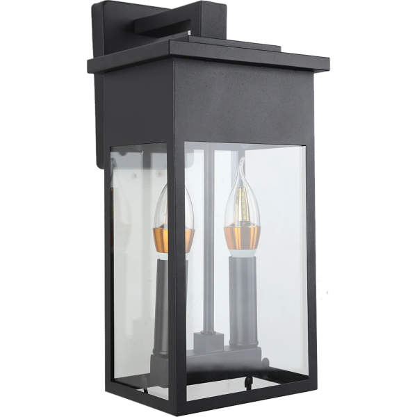 فانوس جداري خارجي اسود بلوتو