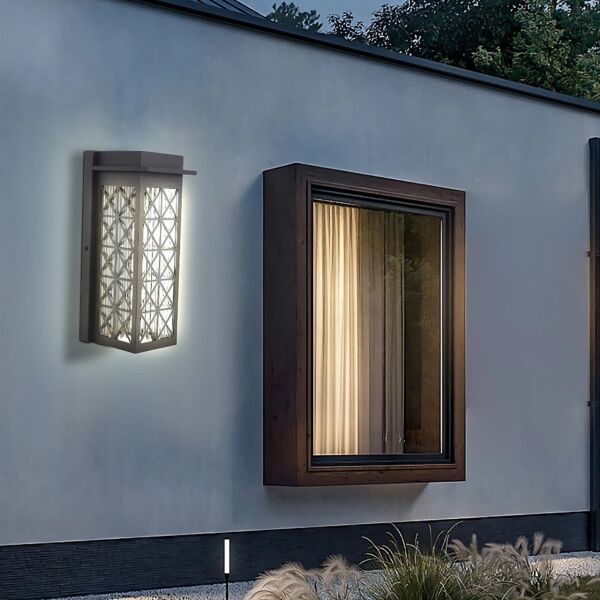 إضاءة جدارية خارجية - اسود