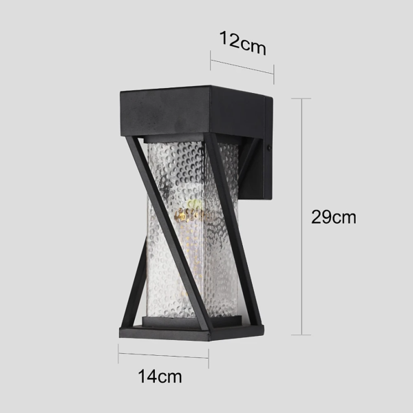 فانوس جداري اسود ساجتيريس