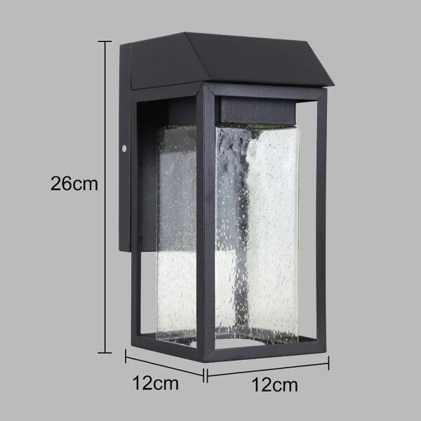 اضاءة جدارية خارجية غطاء لون اسود ترو