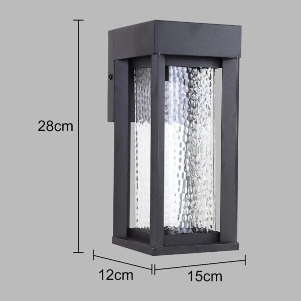 إضاءة جدارية سيركل - اسود