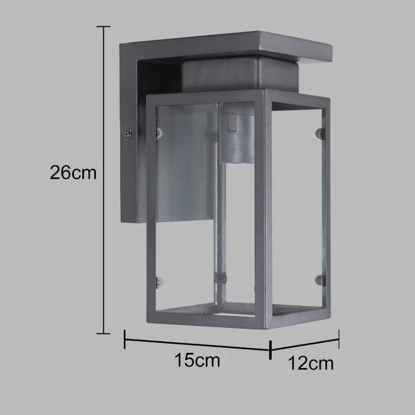 كشاف بوابة جداري كونا - اسود