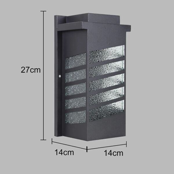 إضاءة جدارية اوت - اسود