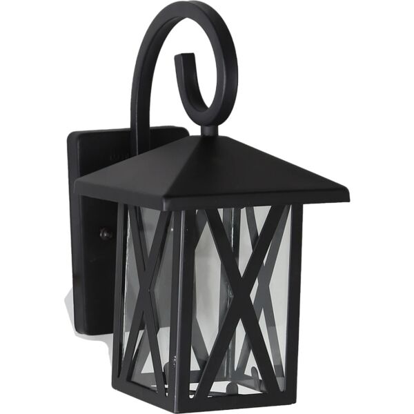 اضاءة جدارية خارجية غطاء لون اسود شاركس