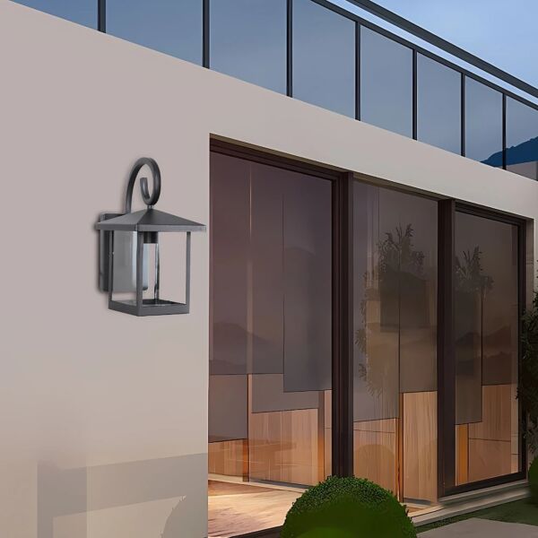 كشاف بوابة جداري رويا - اسود