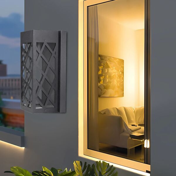 كشاف بوابة جداري شوتا - اسود