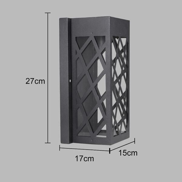 كشاف بوابة جداري شوتا - اسود