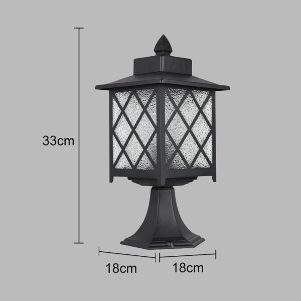 فانوس جلاسي - اسود