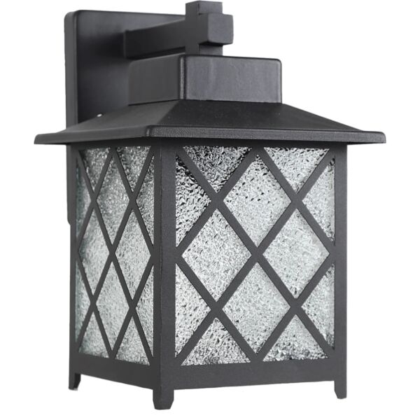 اضاءة جدارية خارجية غطاء لون اسود