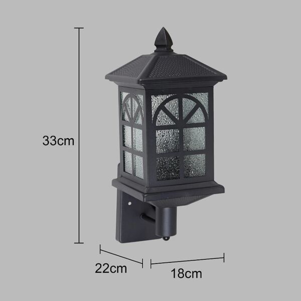 كشاف بوابة جداري شيكو - اسود