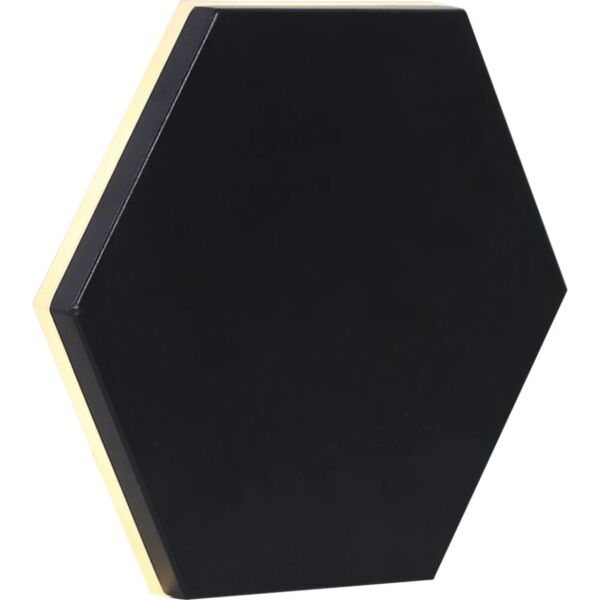 كشاف بوابة اسود لون الانارة اصفر 5 واط