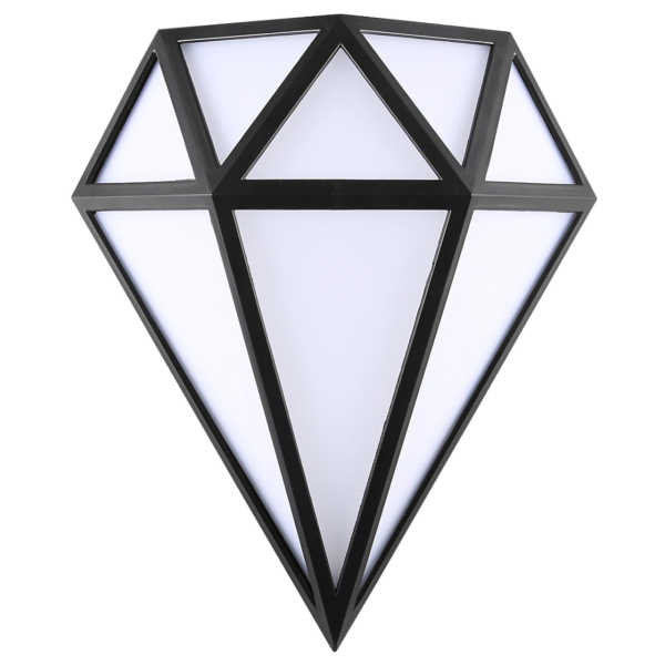 كشاف بوابة خارجي لون الإنارة أصفر غطاء اسود