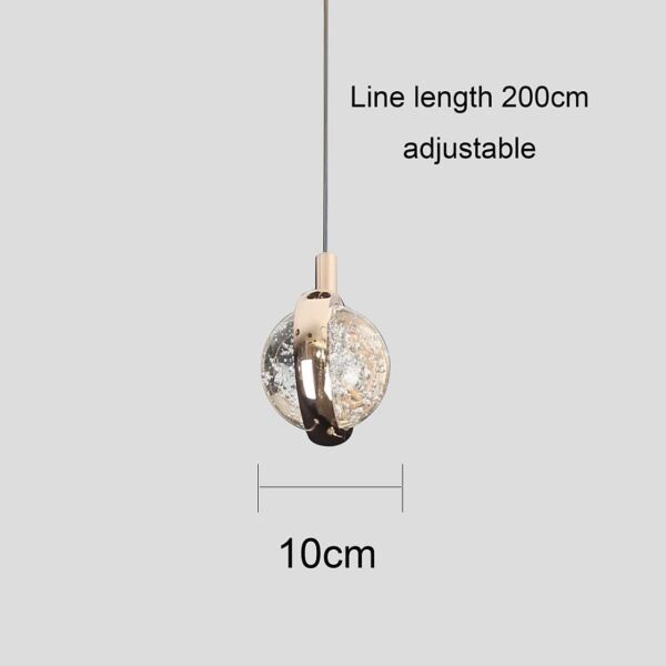 إنارة معلقة إليجانت برايم مفرد 3 اضاءات - ذهبي