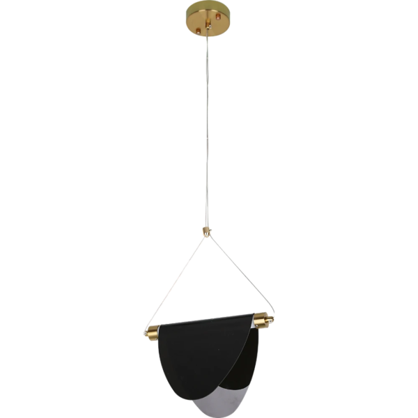 إنارة معلقة اسود مع 3 اضاءات 5 واط