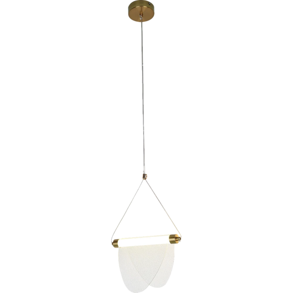 ثريا مودرن شفاف مع 3اضاءات 5واط