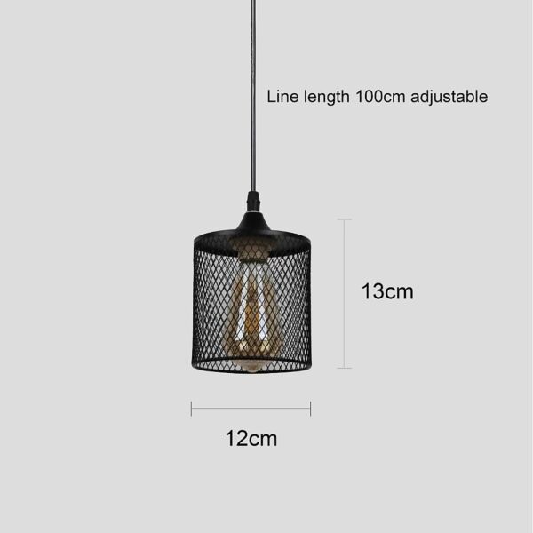 إنارة معلقة بلاكي - اسود
